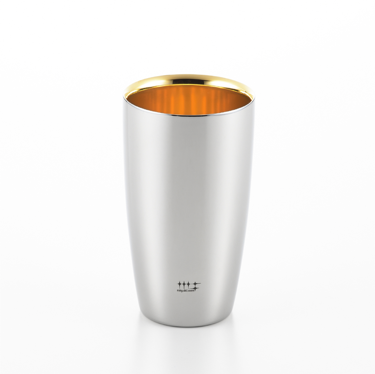 2重ビアタンブラー370ml（内面金メッキ仕上げ）