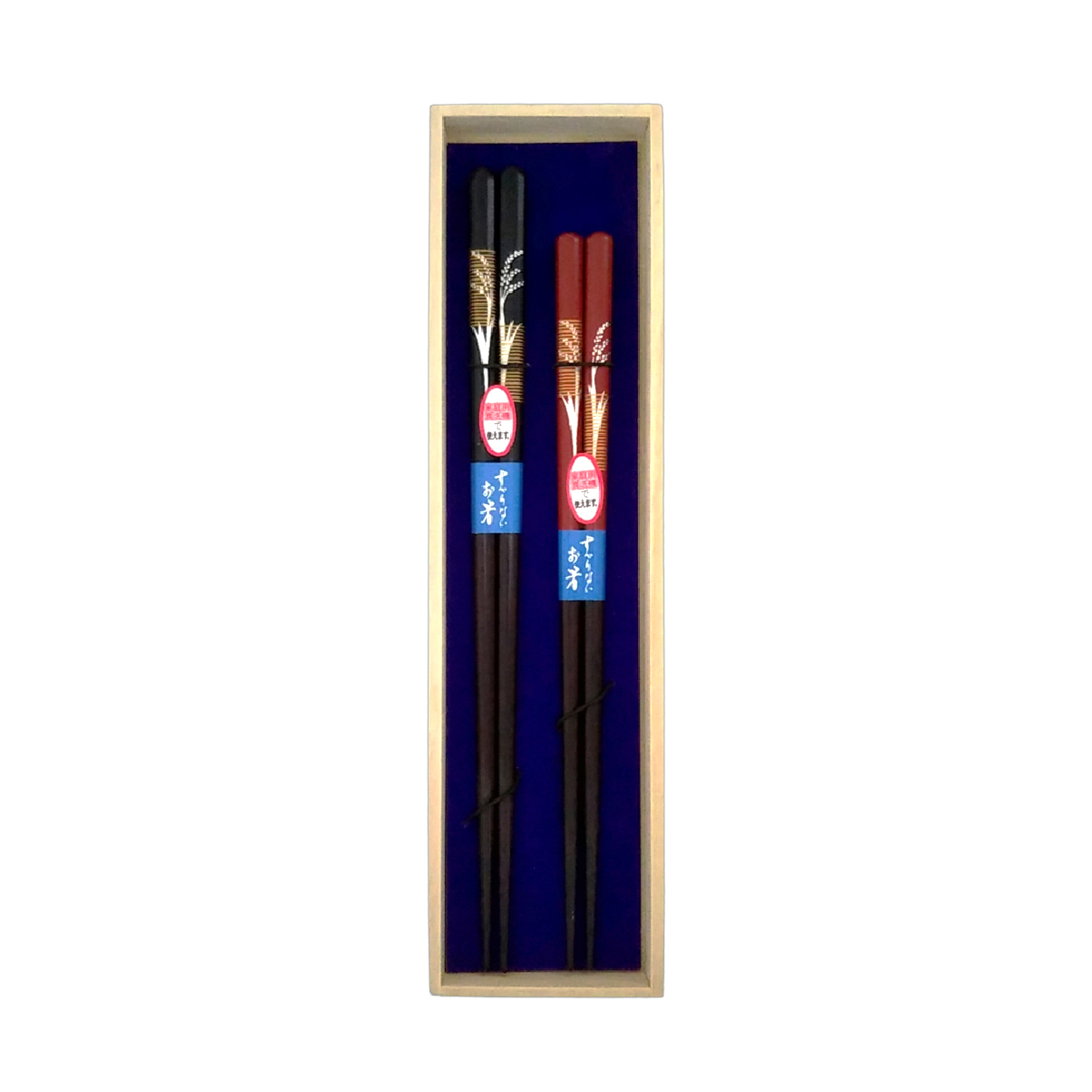 稲穂　2膳セット（桐箱付）