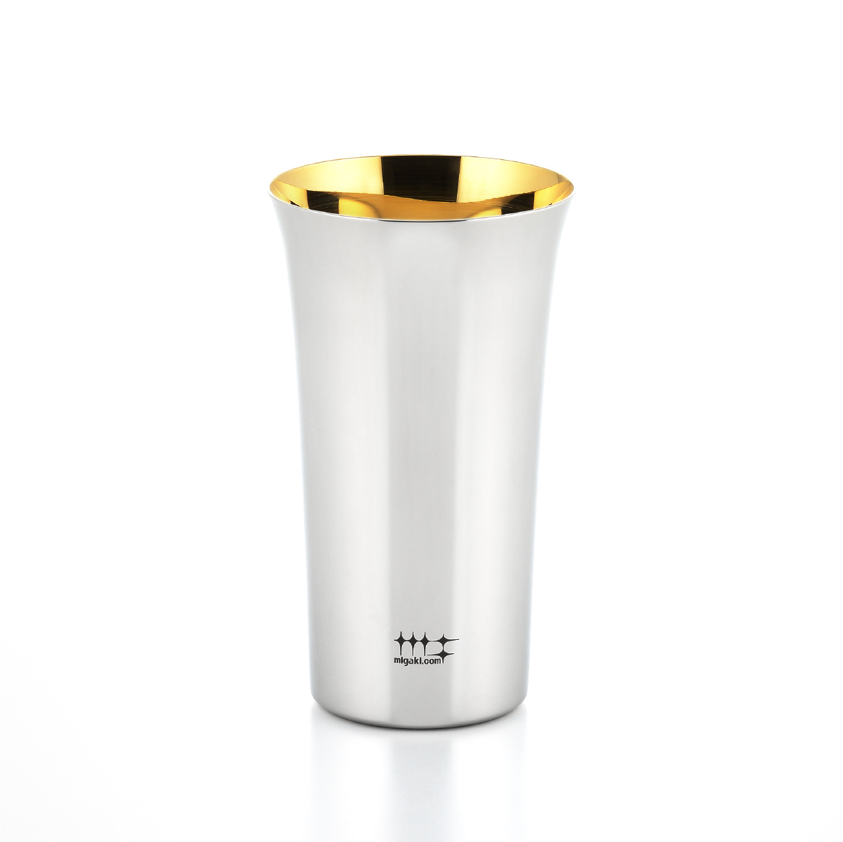 MS010004 一口ビール　190ml（内面金メッキ仕上げ）