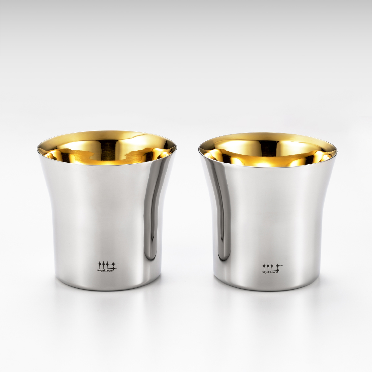 MS010006 2重ロックタンブラー320ml(内面金メッキ仕上げ)2pcs