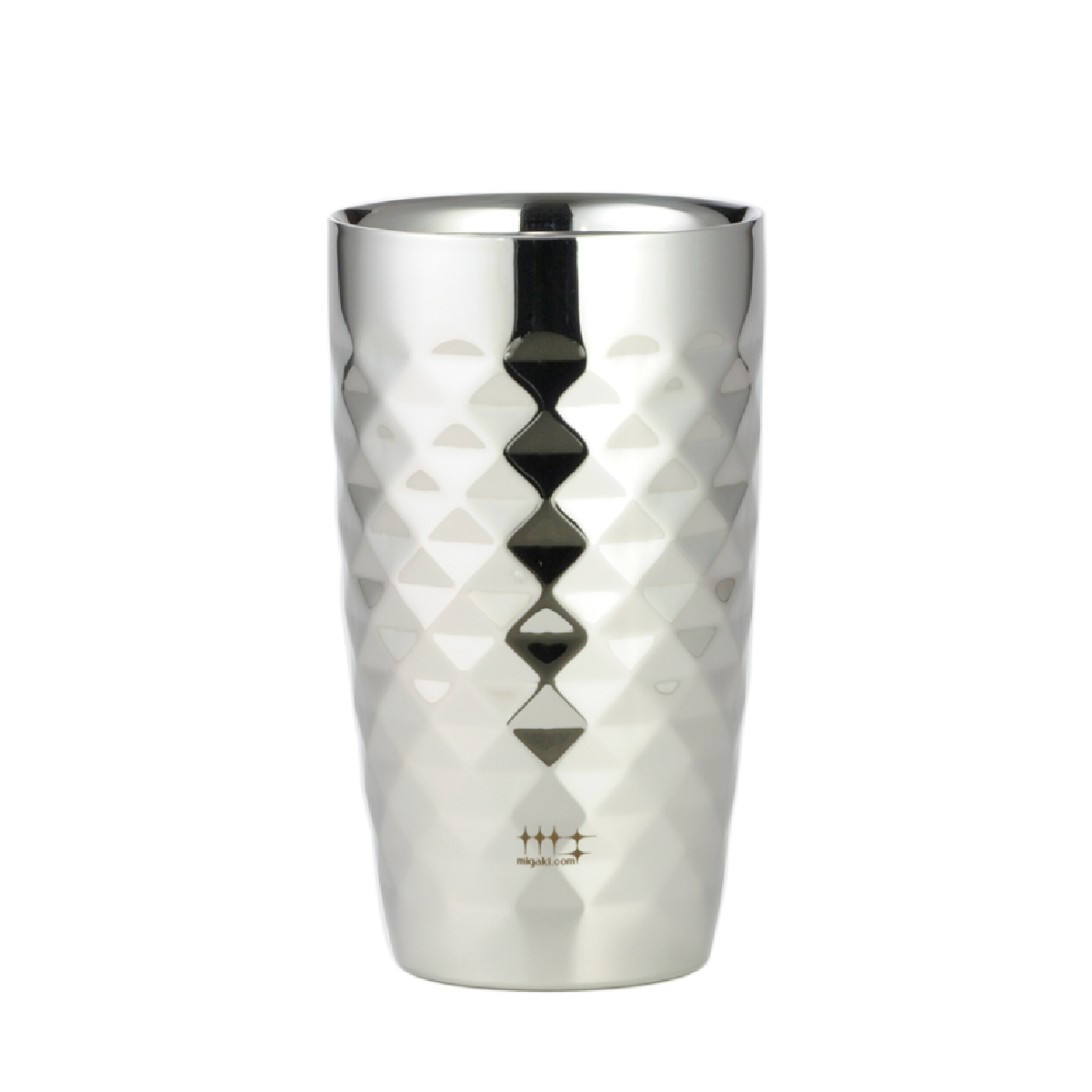 MS010013 2重ビアタンブラー370ml(ダイヤモンドカット仕上げ)